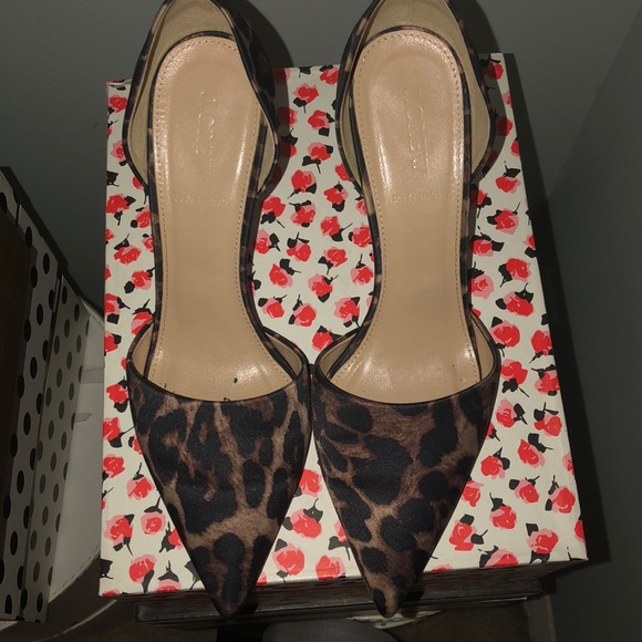 J. Crew Shoes - EUC J Crew Leopard Heels
